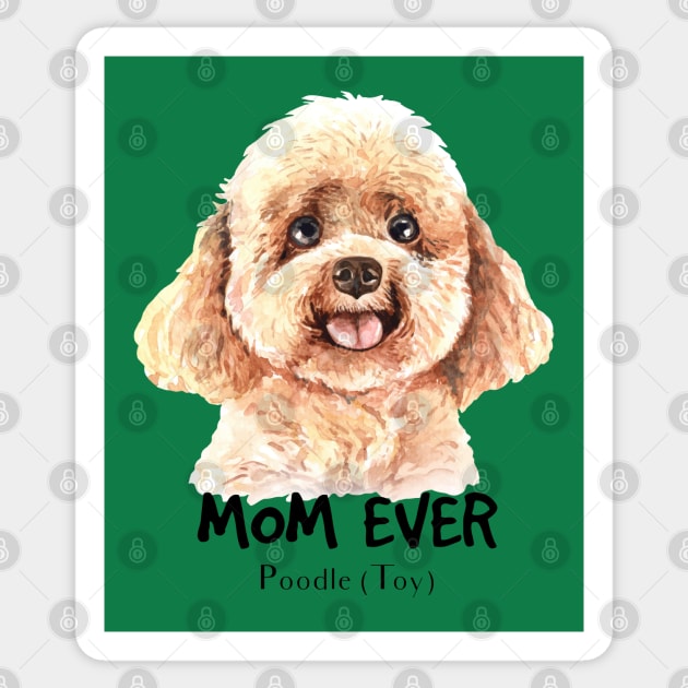 Mom ever poodle toy Sticker by Mako Design 